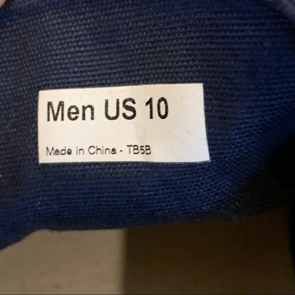 Vans Mid Boat Shoes Denim Blue Canvas Twill - Picture 7 of 10